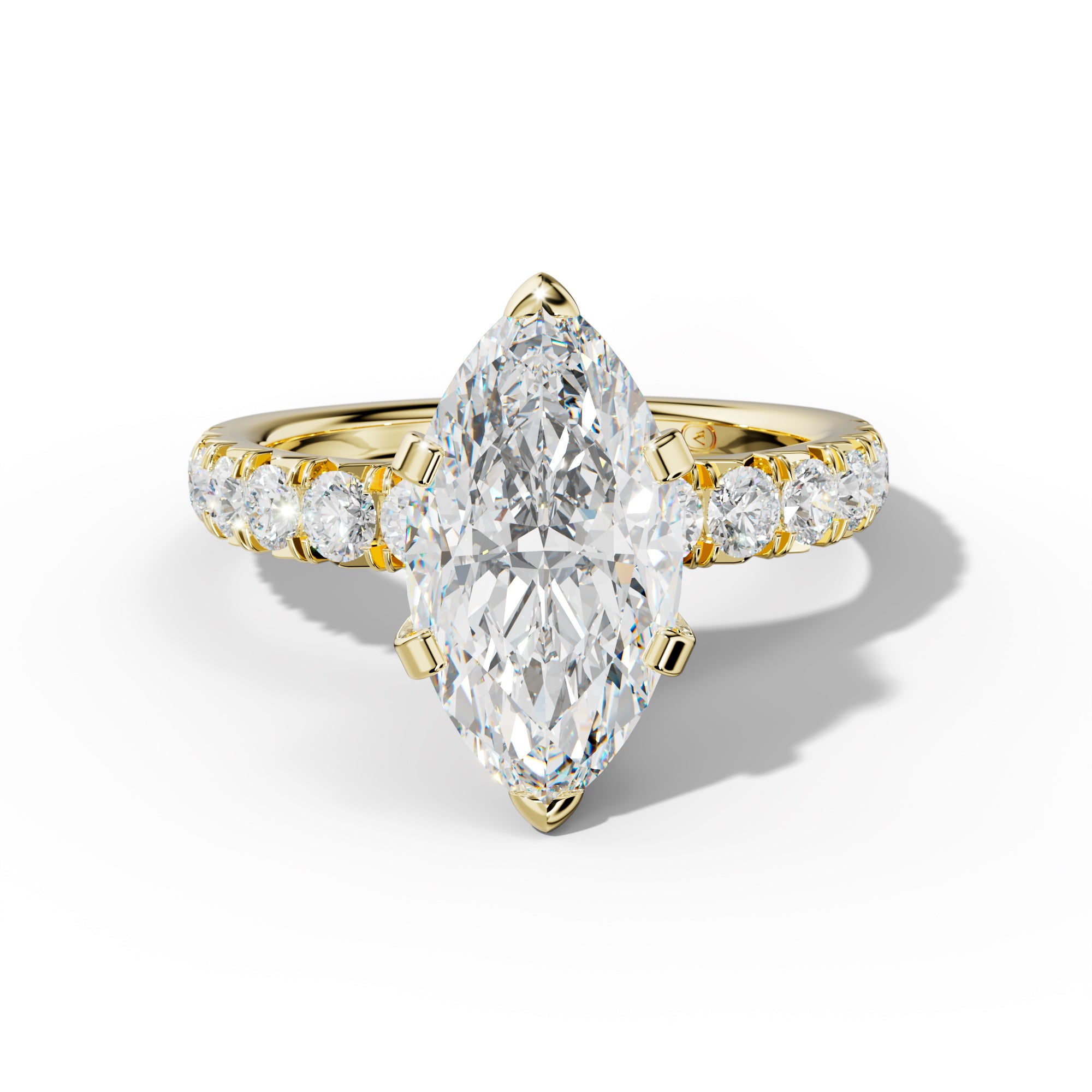 Kira Marquise Diamond Engagement Ring